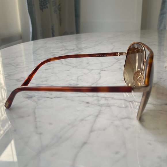 Tom Ford Silvano Aviator- Tortoise